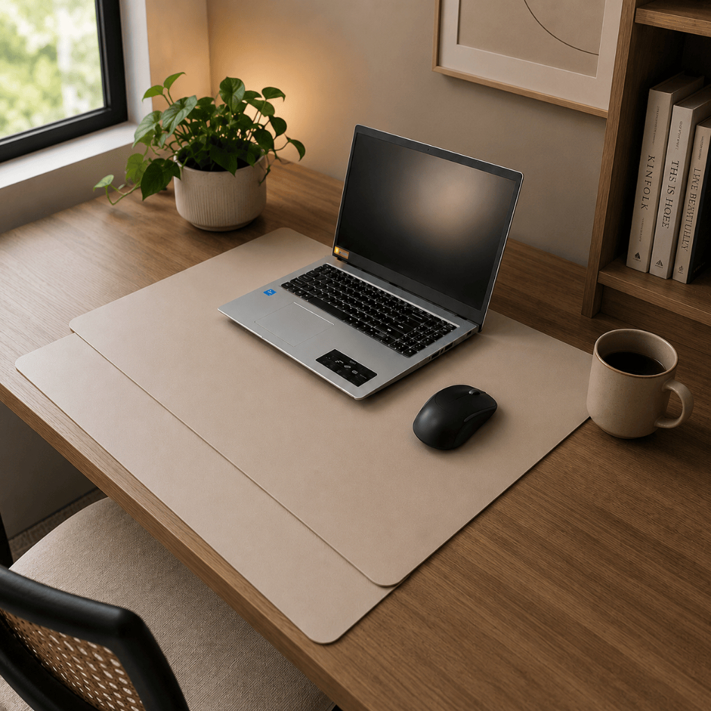 Kit Desk Pad Gamer Profissional Mouse Pad Grande Antiderrapante XXL Home Office Escritório Notebook