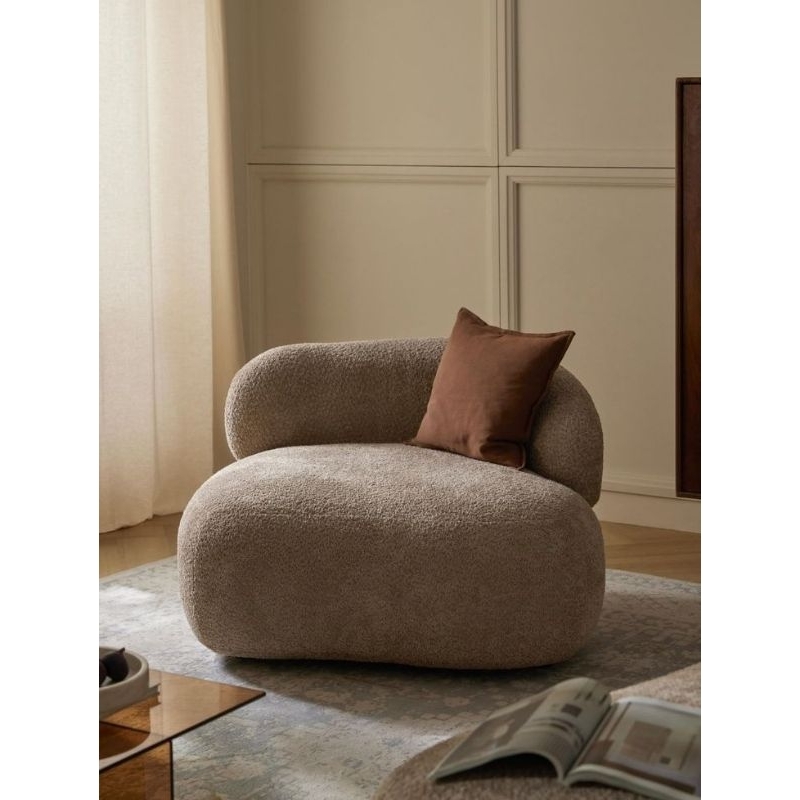 Poltrona lounge -bouclé Alba