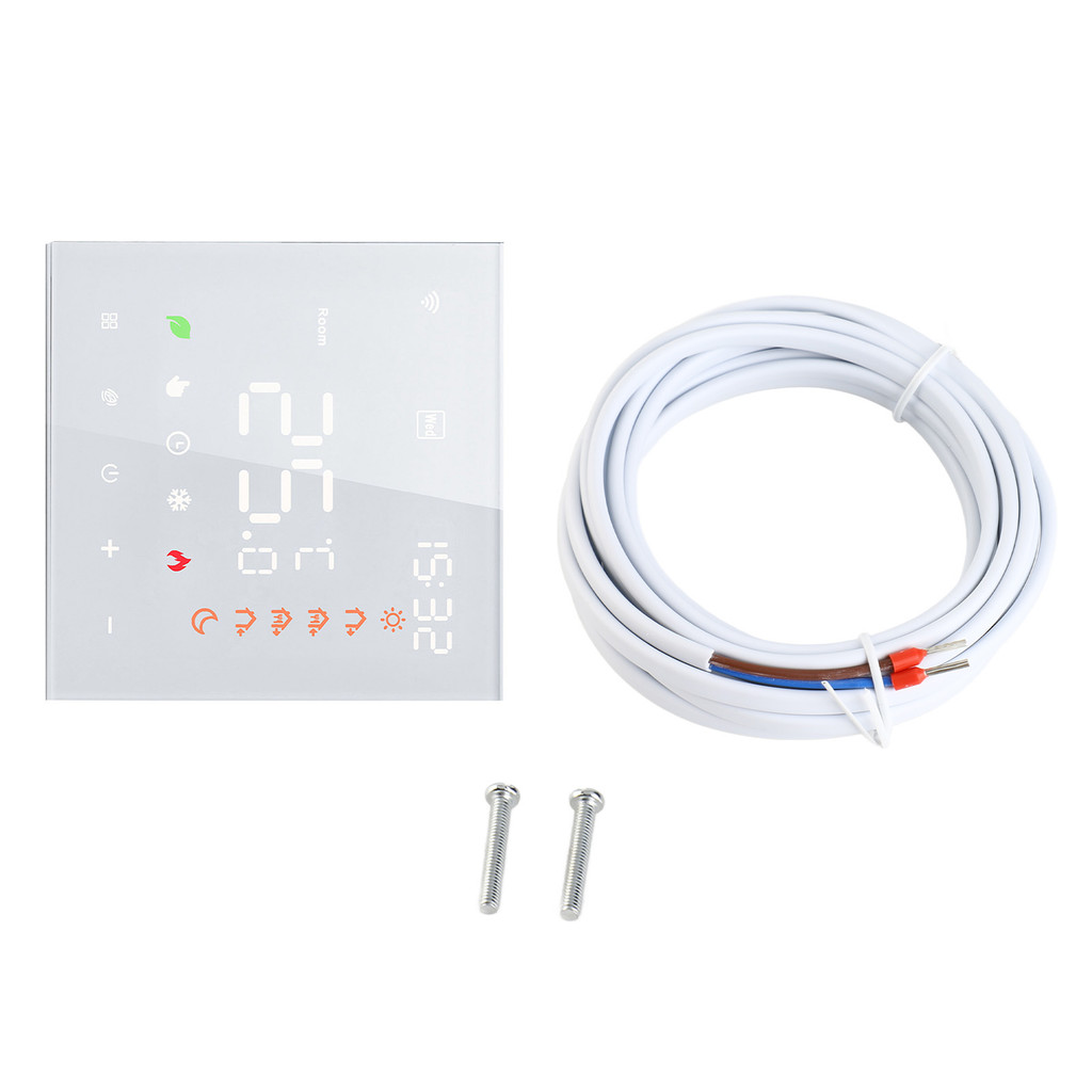 Inteligente Para Tuya WiFi Termostato Controle De Voz 16A Digital Programável Display LCD Touchscreen Controlador De Tem
