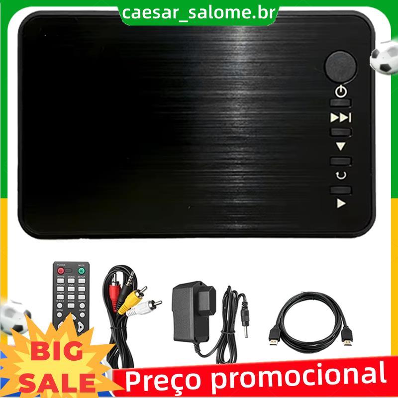 Full HD Media Player Autoplay 1920x1080-Compatível VGA AV USB Disco Rígido SD/SDHC/MMC Cartão Leitor Externo Eua Plug