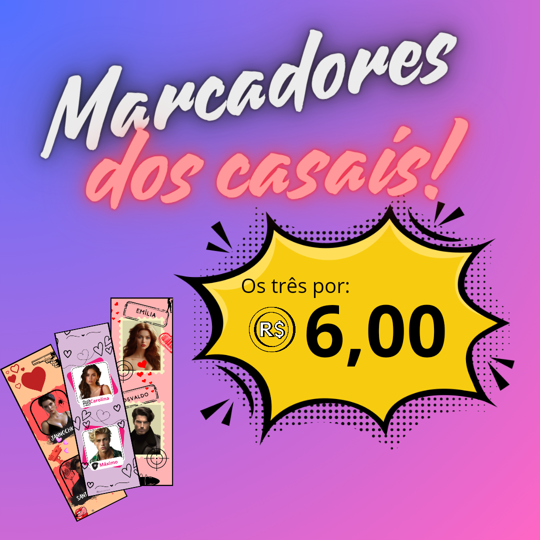 Marcadores de Páginas - Casais