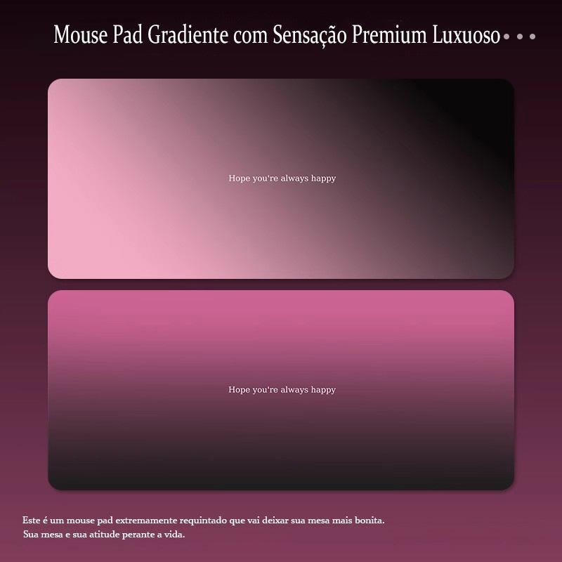 Mouse Pad Gaming Gradiente, Qualidade Premium, Antiderrapante, Tamanho Grande para Computador e Escritório