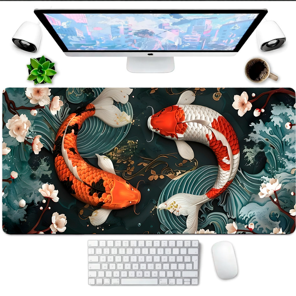 Mouse Pad Gaming Personalizado Masculino Premium Desk Pad Grande Speed Para Setup Completo Gamer PC e Notebook