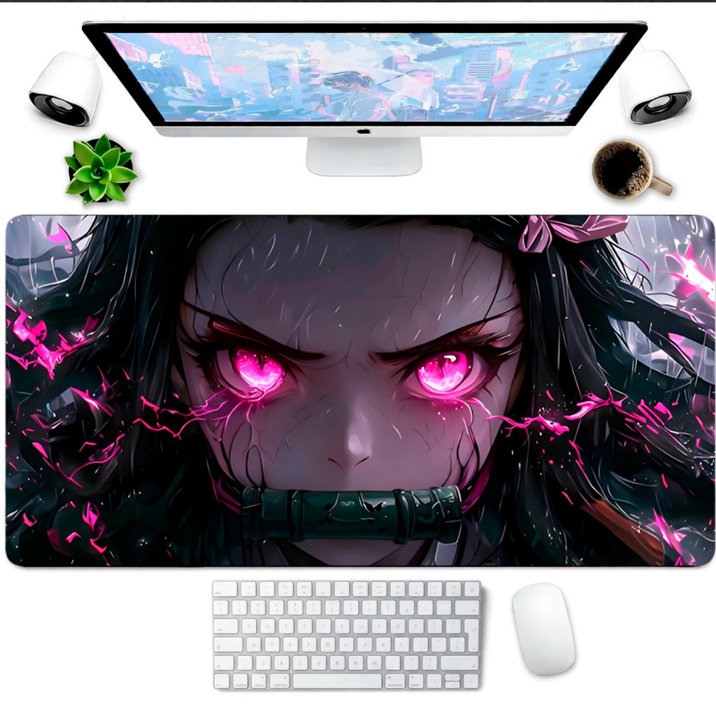 Mouse Pad Gaming Personalizado Masculino Premium Grande Speed Base Antiderrapante Para Setup Gamer Completo