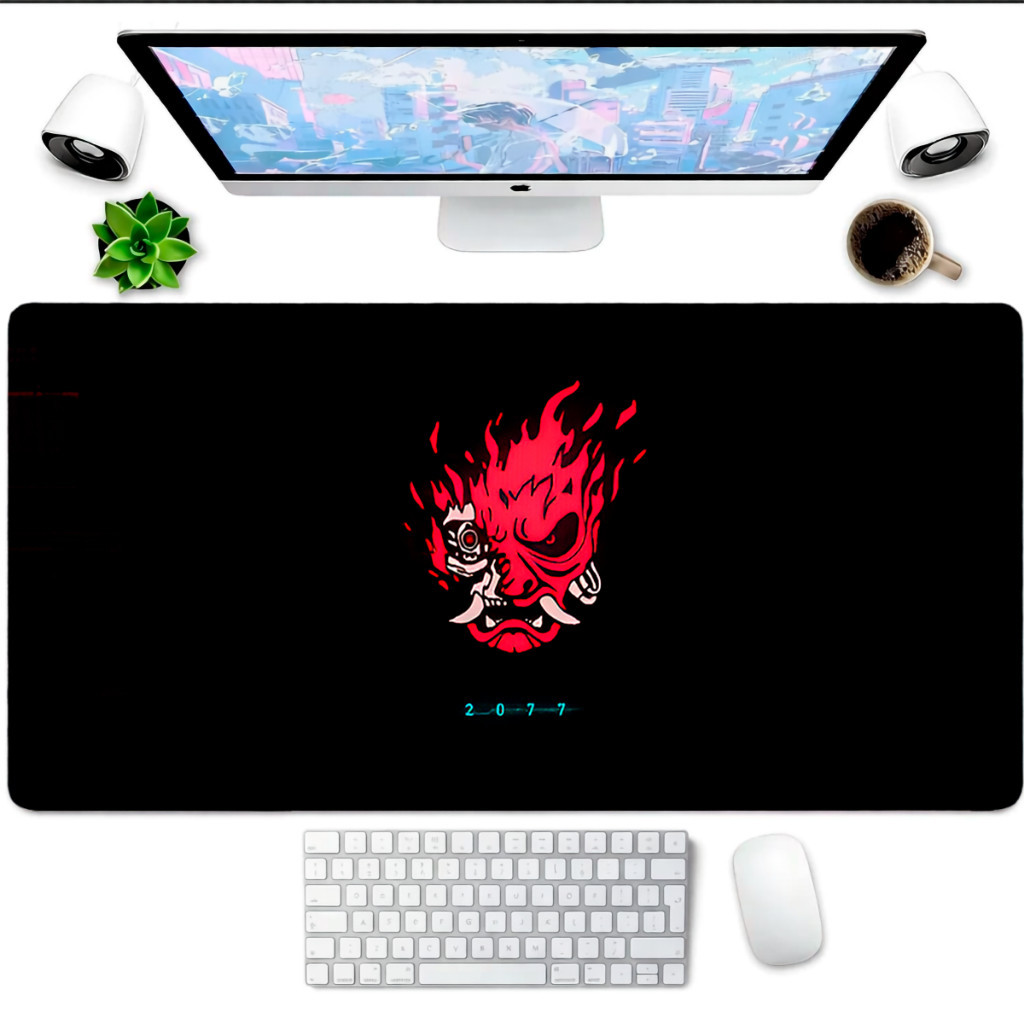 Mouse Pad Gaming Personalizado Masculino Premium Speed Superfície Macia Para Jogos e Home Office em Computador