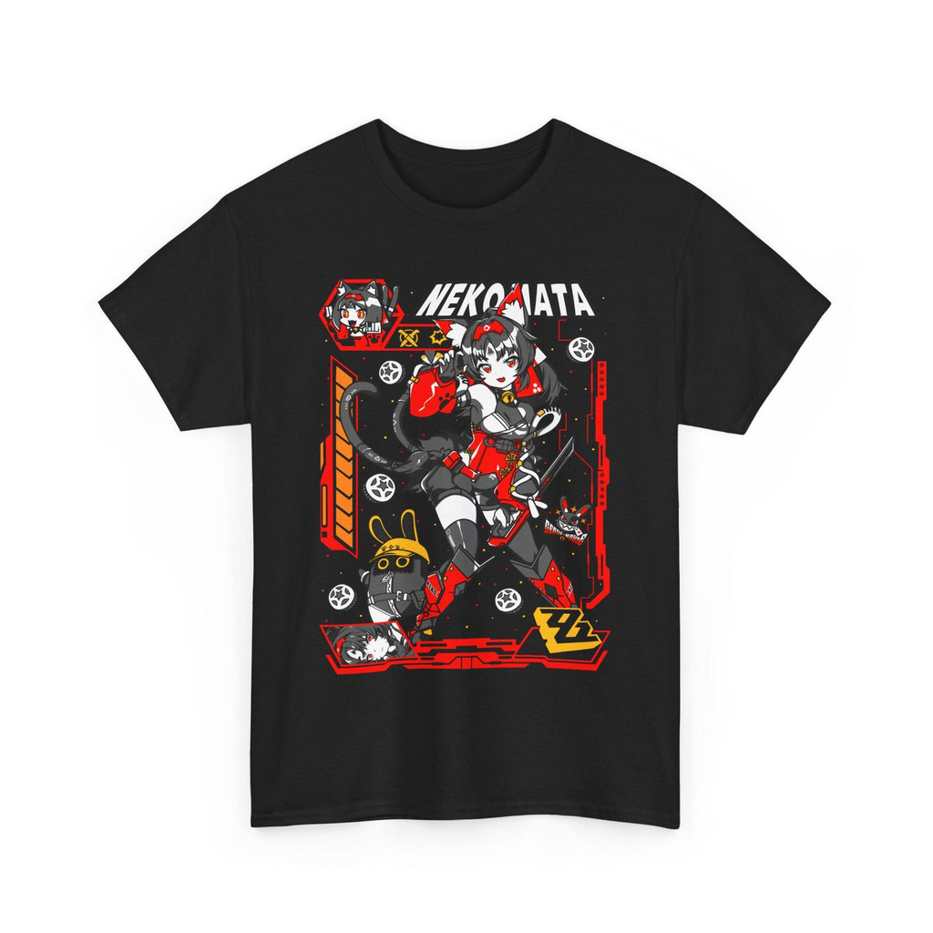 Camiseta Masculina Feminina Nekomata Zenless Zone Zero Anime T-shirt Unissex Streetwear Envio Imediato