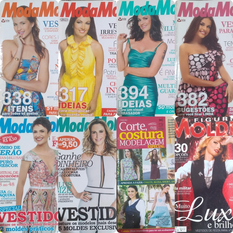 REVISTA: MODA MOLDE - Coleção {Venda Por Unidade ou Lote]