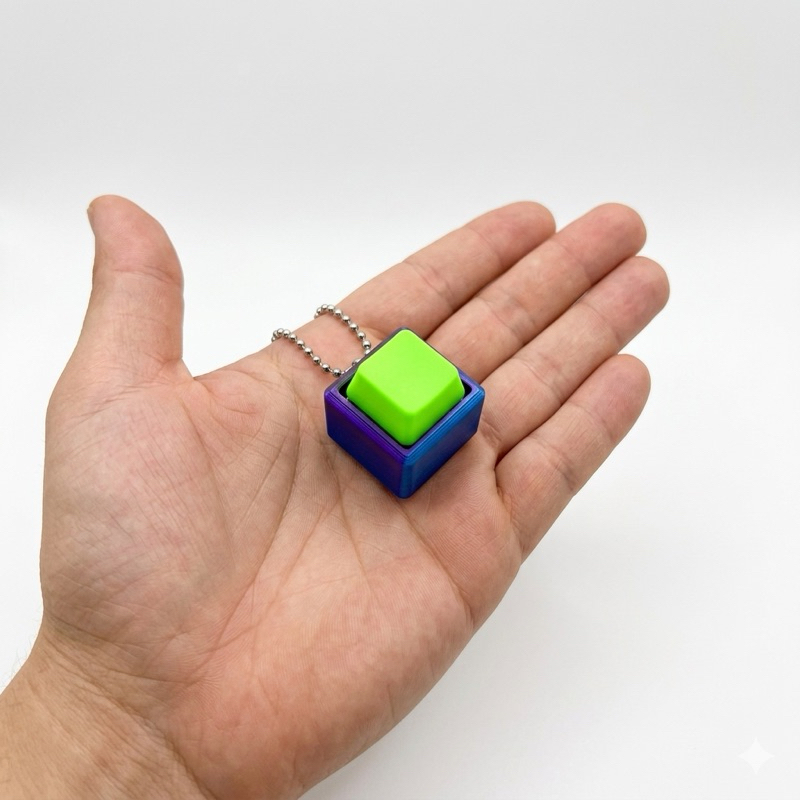 Clicker Fidget One Magic Sensorial Colecionável Anti Estresse Premium para Ansiedade com Design Compacto e Portátil