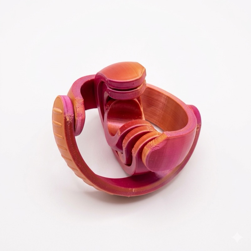 Fidget Sensorial Magic Gyro Core Anti Ansiedade Toy Premium Giroscópio antiestresse ansiedade Tag Tdah Tea