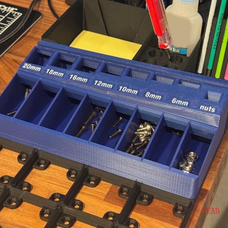 HEAD User Friendly Screw Organizers Design Para Uso Doméstico Oficina