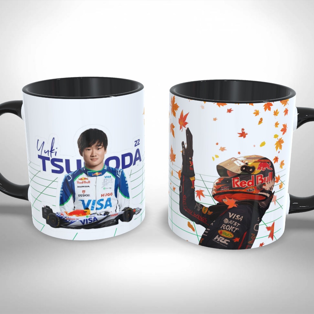 Caneca Personalizada - Automobilismo - Fórmula 1 - Yuki Tsunoda