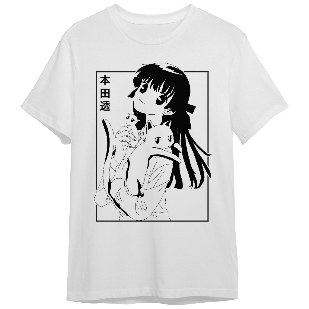 Camiseta Oversized Masculina Feminina T-shirt Anime Fruits Basket Yuki Tooru Manga