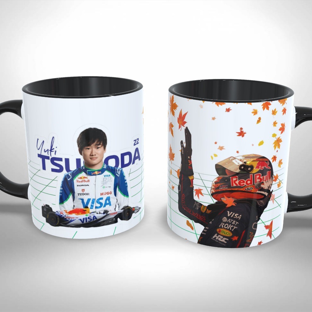 Caneca Personalizada - Automobilismo - Fórmula 1 - Yuki Tsunoda
