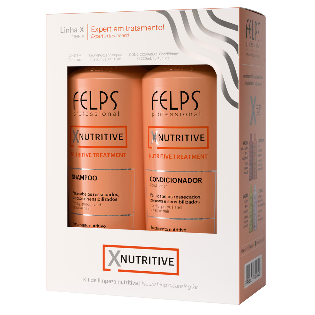 Kit XNutritive Home Care Duo Felps Professional - 2x250mL