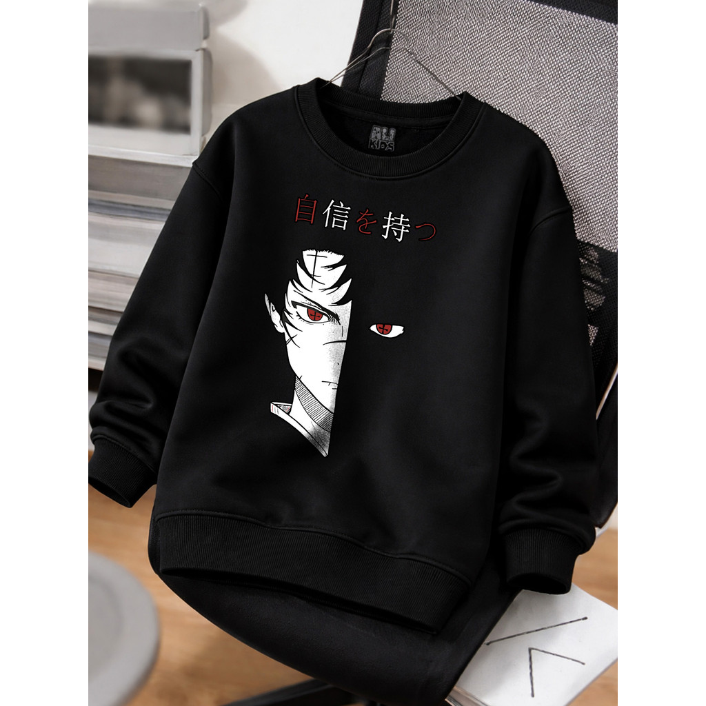 Moletom Infantil e Juvenil Anime Leve para Inverno | Estilo Otaku Moderno