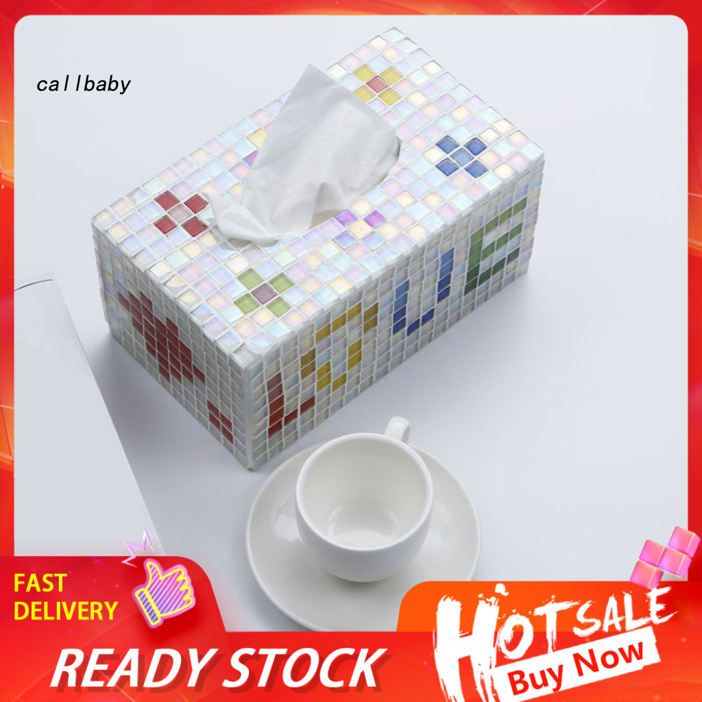 Mosaic Tile Decoration Round Edge Pieces 100g Clear Square Tiles 1x1cm Assorted Colors Diy Glass for Kids Adults Handmad
