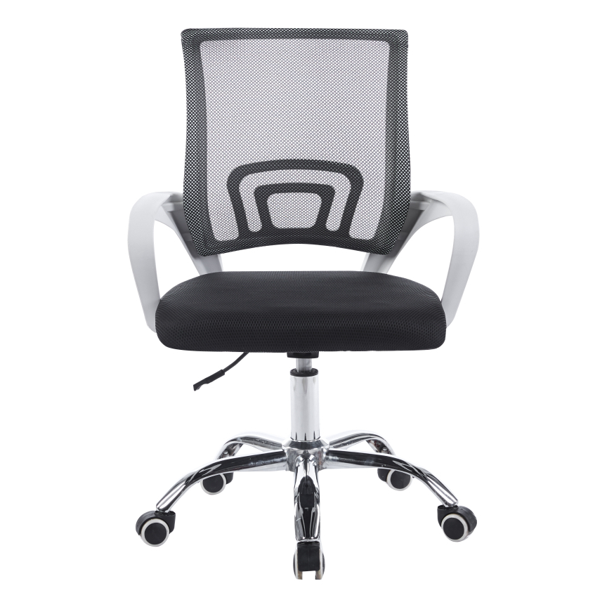 Cadeira Escritório Dual Ise Home Decor Base Giratória Encosto Tela Mesh Home Office Secretaria Diretor