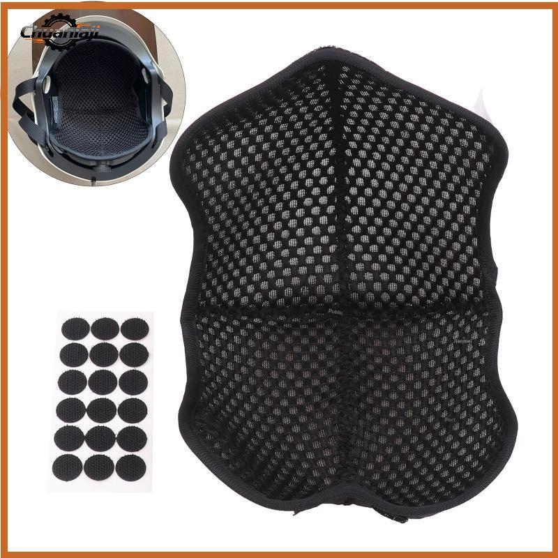 Chuaniaji 3D Honeb Polímero Bicicleta Capacete Forro Pad Premium Elástico Isolado Almofada Conforto Para Homens Mulheres