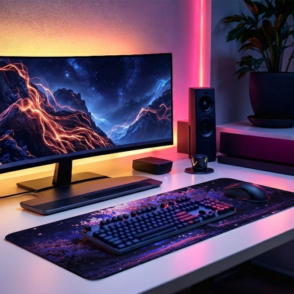 Mouse Pad Gamer 3 Tamanhos Tema JAPAN 05 Escritório Alta Qualidade