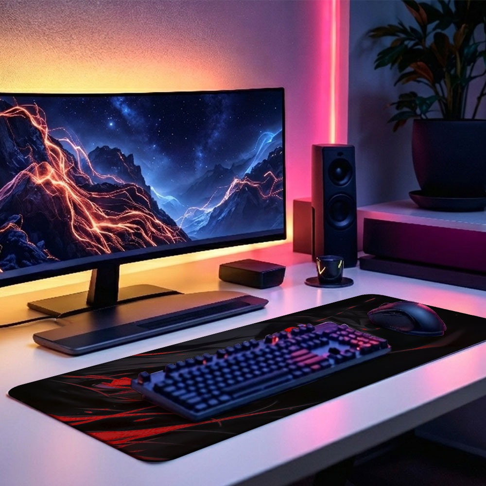 Mouse Pad Gamer 3 Tamanhos Tema JAPAN 06 Escritório Alta Qualidade