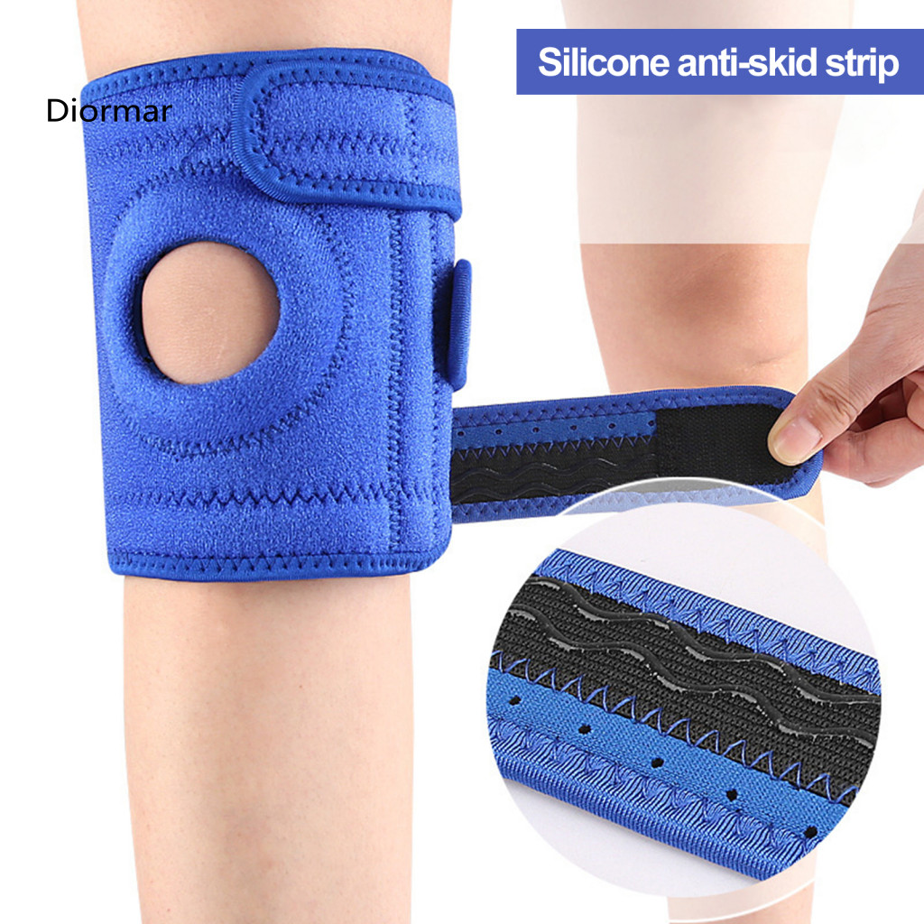 Sports Knee Pad Youth Kids Brace Patella Stabilizer with Adjustable Fastener Tape Soft Non-slip Support Strap for Injury