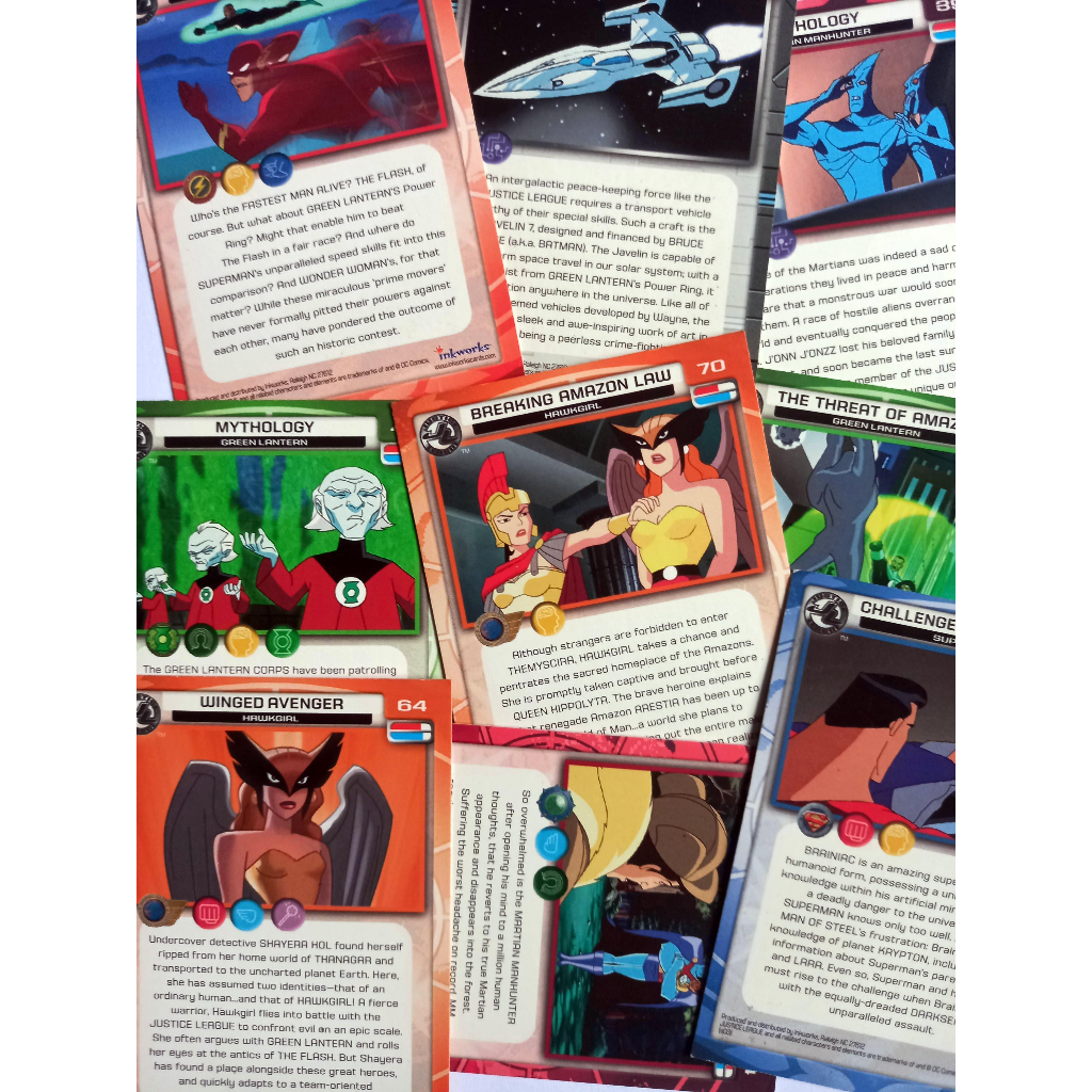 Cards Colecionáveis DC Justice League Premium Trading Cards Inkworks 2003