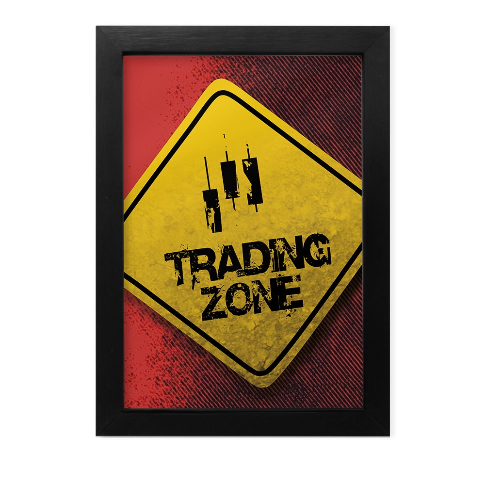 Quadro Decorativo Trading Zone Local de Operação Day Trade
