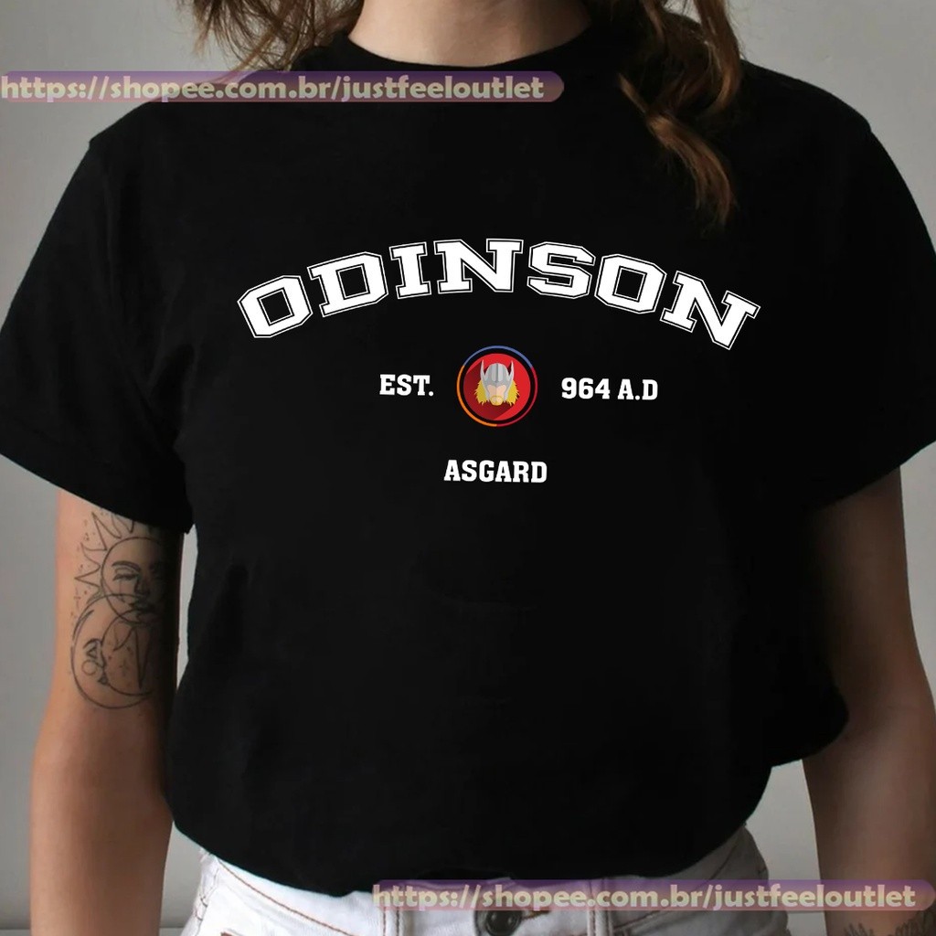 Camiseta T-shirt Unissex Algodão Odinson Thor Est 964 A.D-MAYC. ref007 Ds