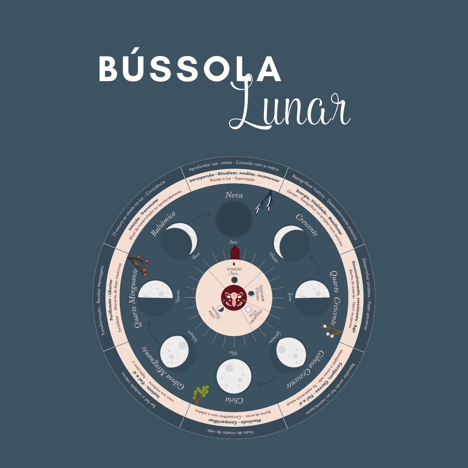 Bússola Lunar: integrando nossa natureza cíclica