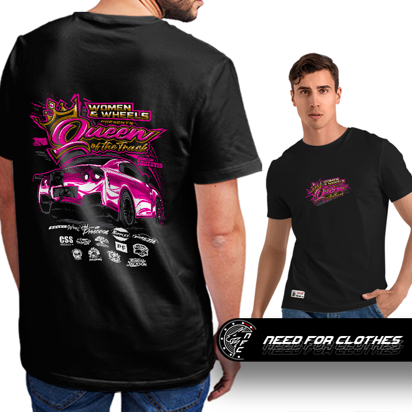 Camiseta Nissan GT-R R35 Drag Racing Street Car Takeover Queen of the Track Women & Wheels