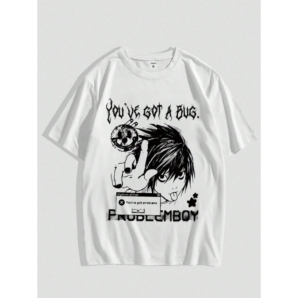 Camiseta Anime Japones Camisa D34th Not3 L Kira  Unissex 100% Algodão Plus Size - Envio imediato!