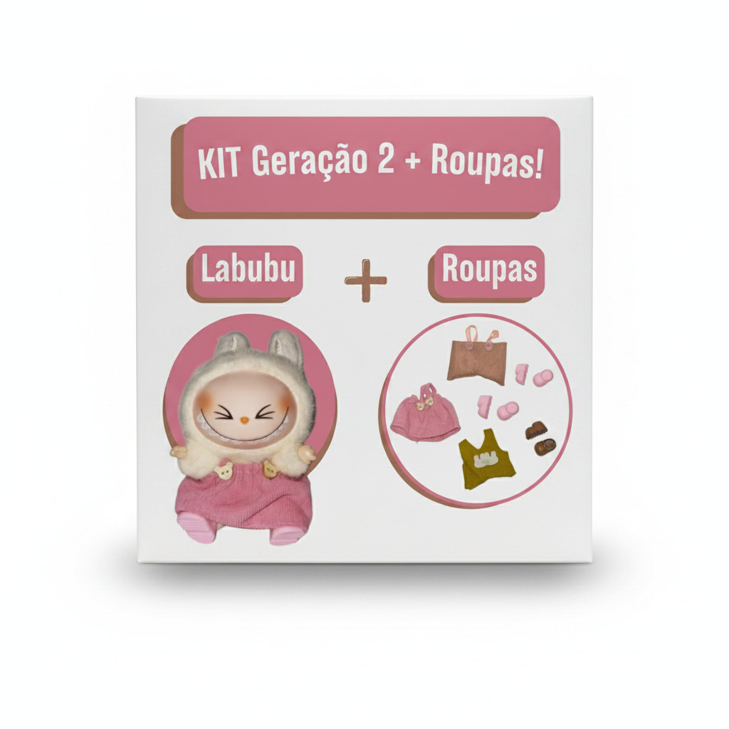 KIT COM CAIXA + ROUPAS - Geração 2 (Sortidos) - Kit 1 L - Modelo Profissional Garantia 90 Dias