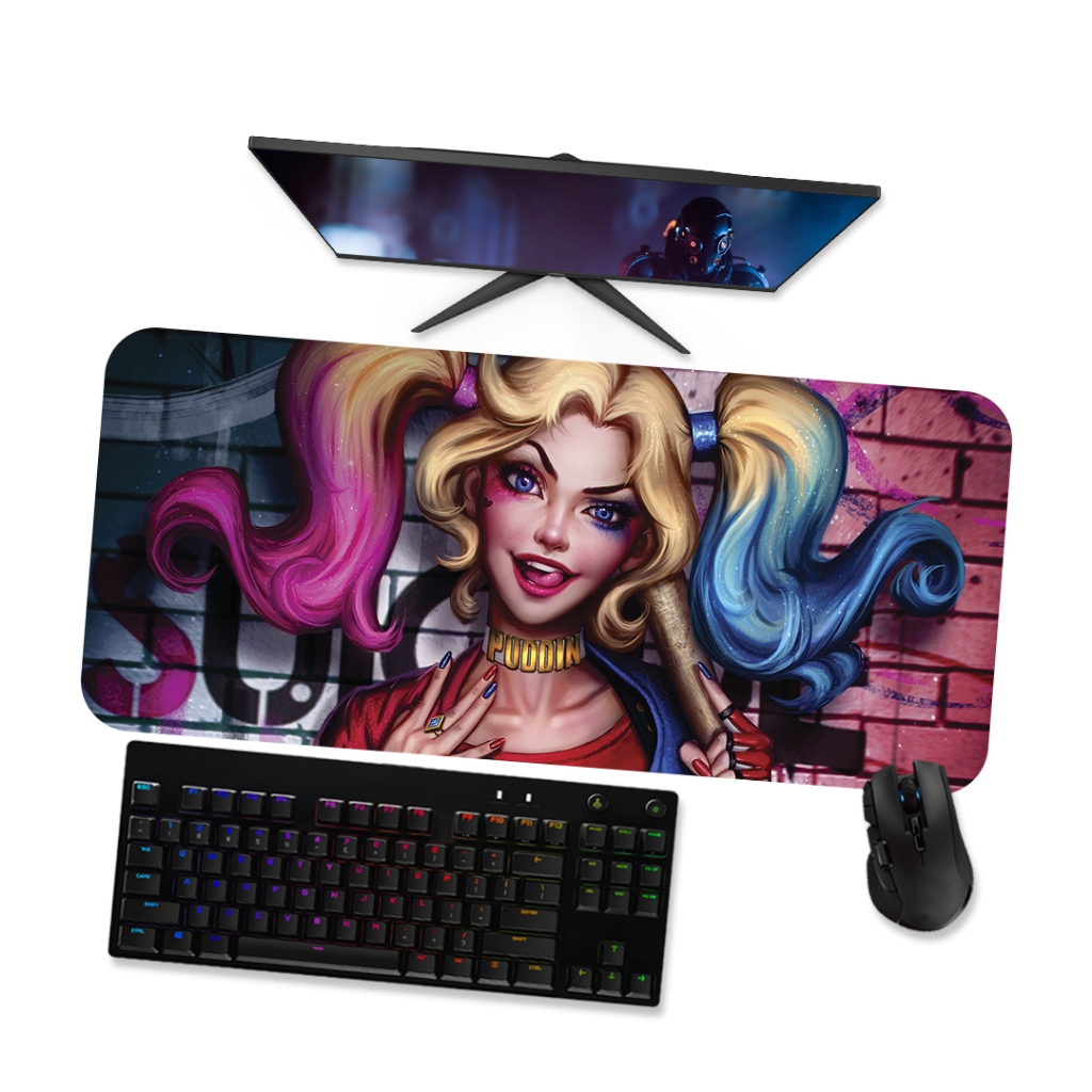Mouse pad DC - Harley Quinn 2 - Mousepad Gamer 90x40 80x40 60x40 70x30