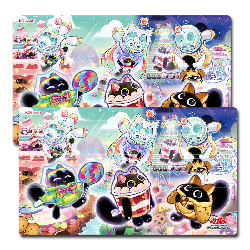 Yugioh Cheesecake LollipoYummy Way Tapete De Brincar Yu-Gi-Oh ! Jogos De Cartas Colecionáveis TCG OCG Placa De Duelo Car