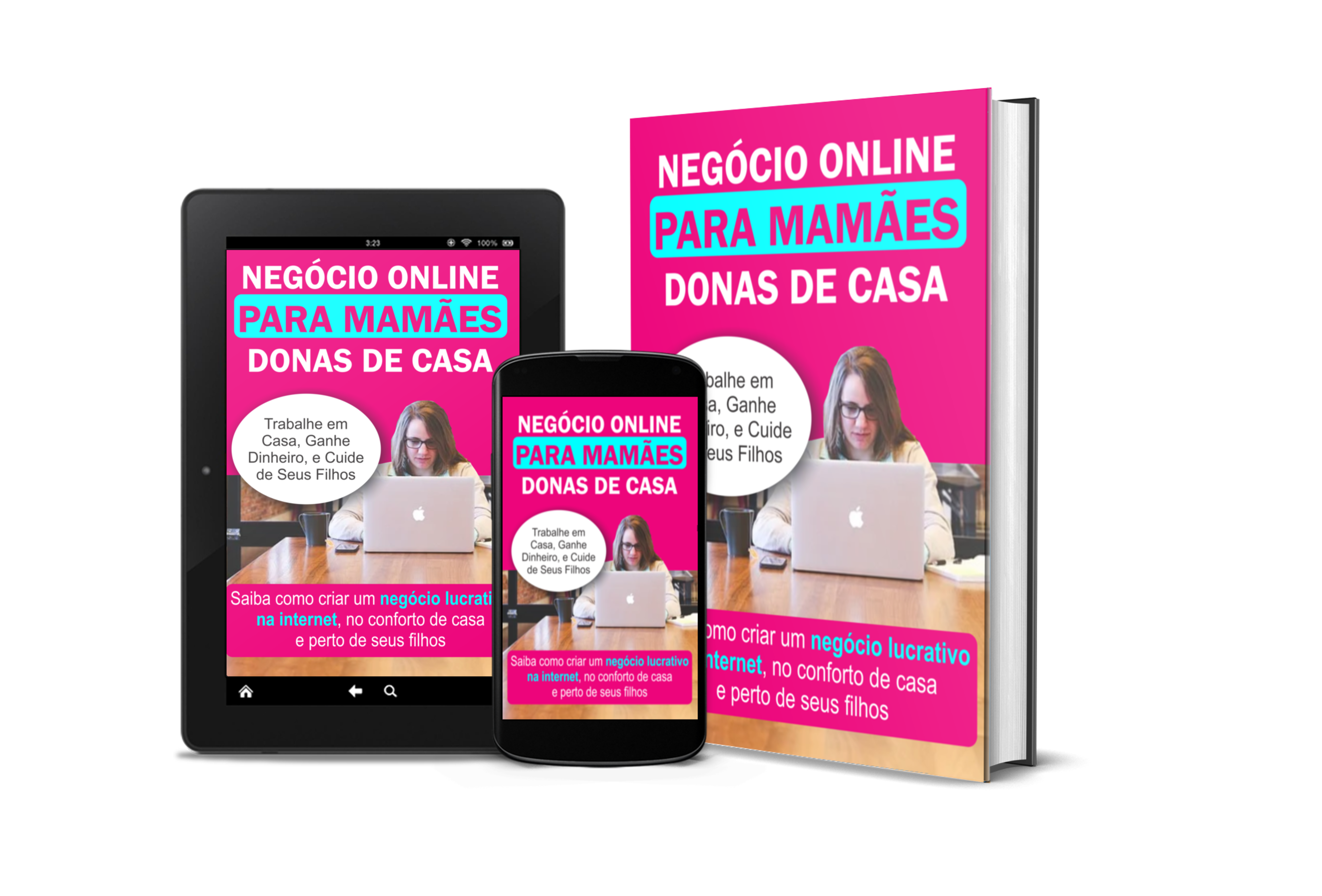 E-BOOK PLR - NEGÓCIO ONLINE PARA MAMÃES DONAS DE CASA