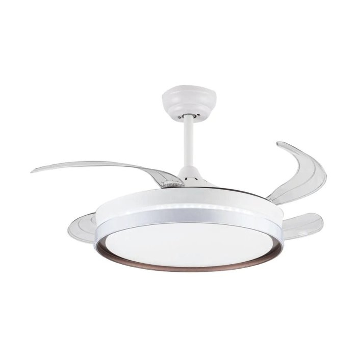 Ventilador Fresh Wind 36w Branco Bivolt Embuled Branco