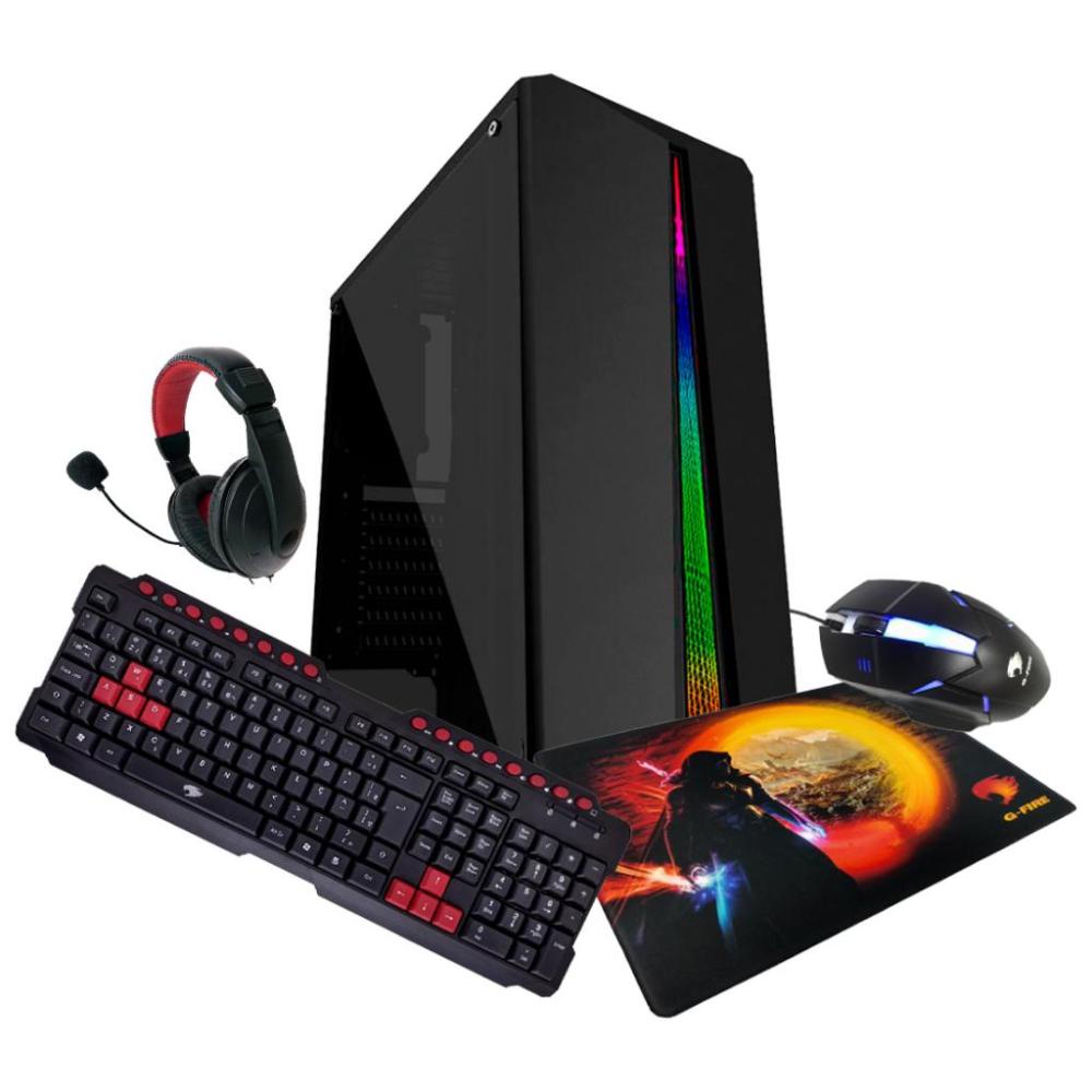 KIT PIRAMIDE - Gabinete, Teclado, Mouse, Fone e Mousepad -  Não é um COMPUTADOR