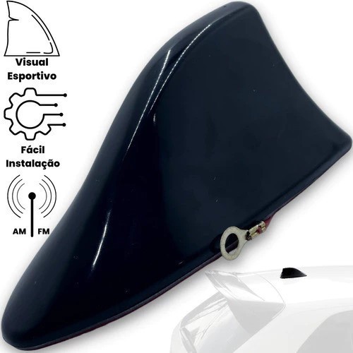 Shark Fin Type Automotive Vehicle Antenna Universal Sports Functional Reception Radio Signal AM FM Roof ...