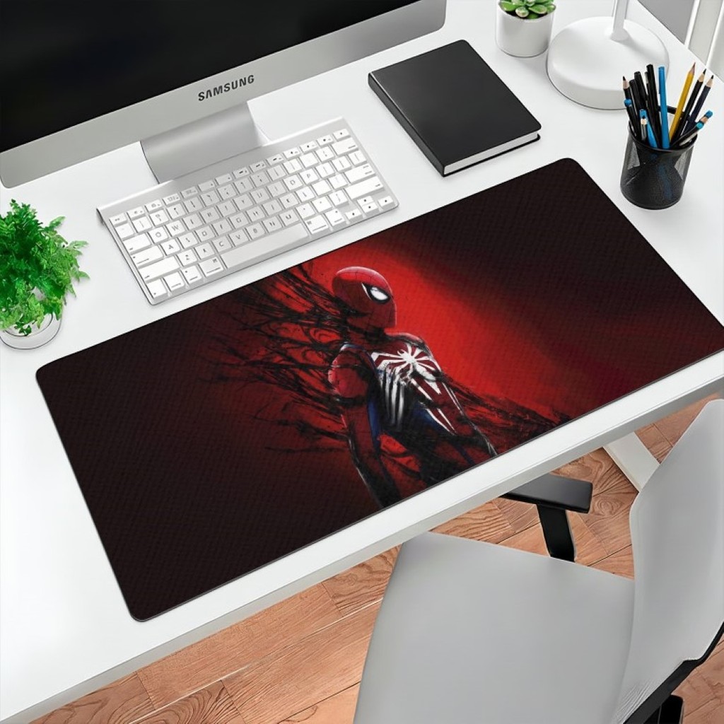 Mouse Pad Gamer Homem Aranha HQ Marvel 80x30 Extra Grande Speed Desk Mat Geek