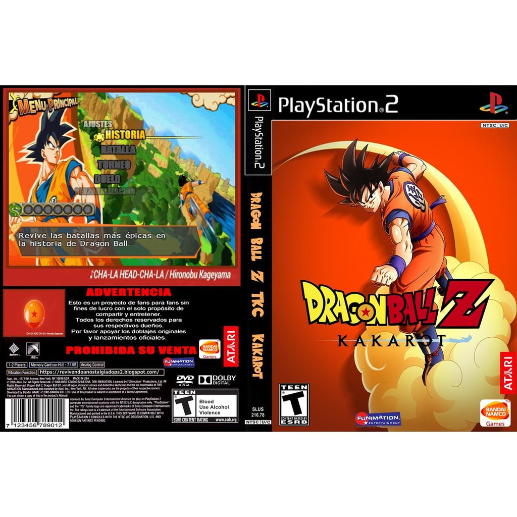 Dragon Ball Z Tenkaichi Kakarot - PS2