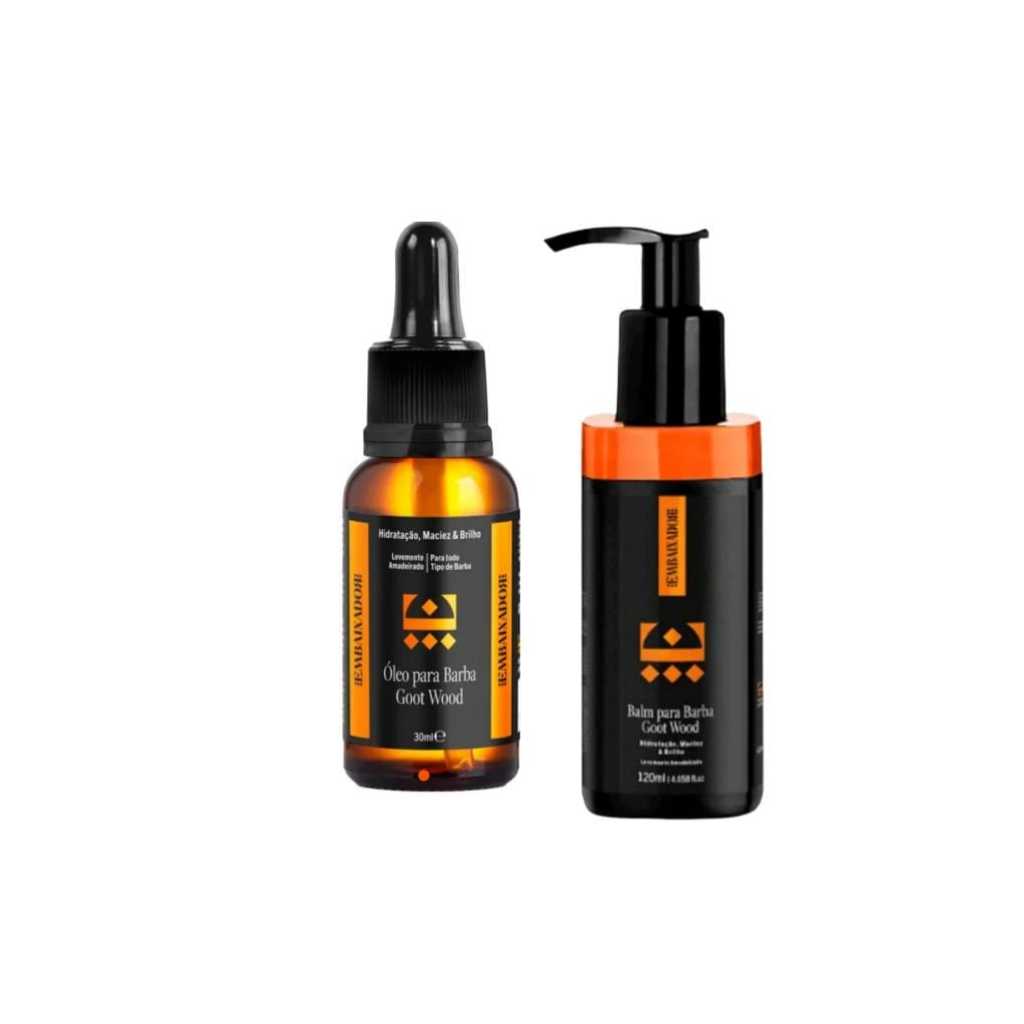 Kit 1 OLEO 30ML E BALM 120ML EMBAIXANDOR GOOT WOOD