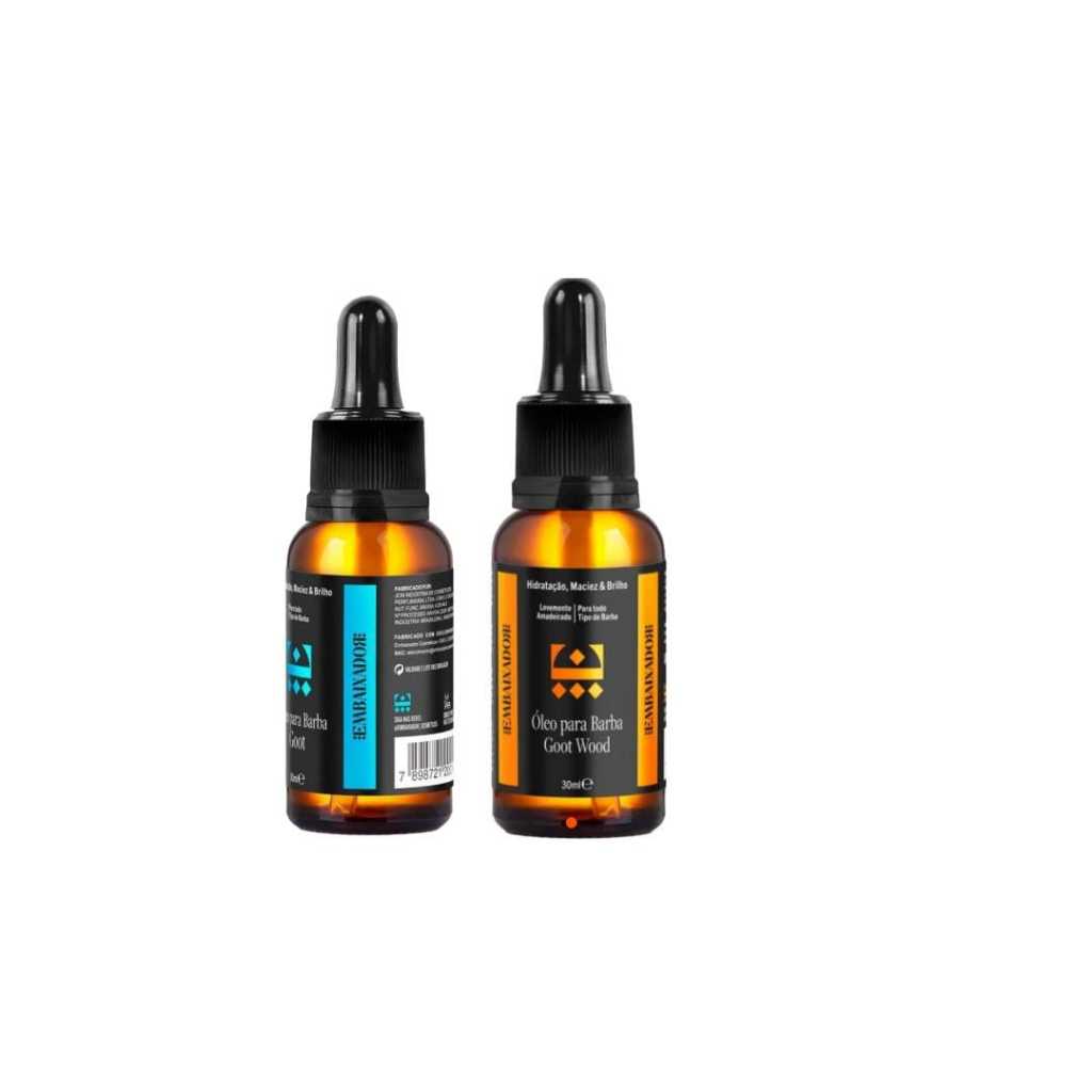Kit Em Embaixador 1 Óleo Goot Wood, e Óleo para Barba Goot 30ml