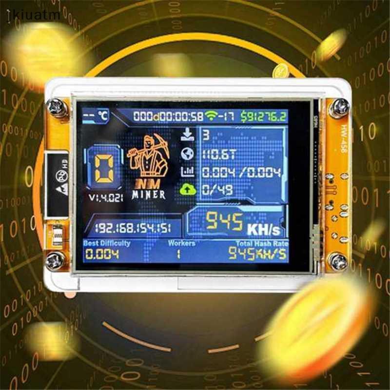 [jkiuatm] 1060KH/S Nerdminer Nmminer Atualizado Harshrate 2.8 Polegada Display Inteligente Bitcoin Crypto Solo Loteria M