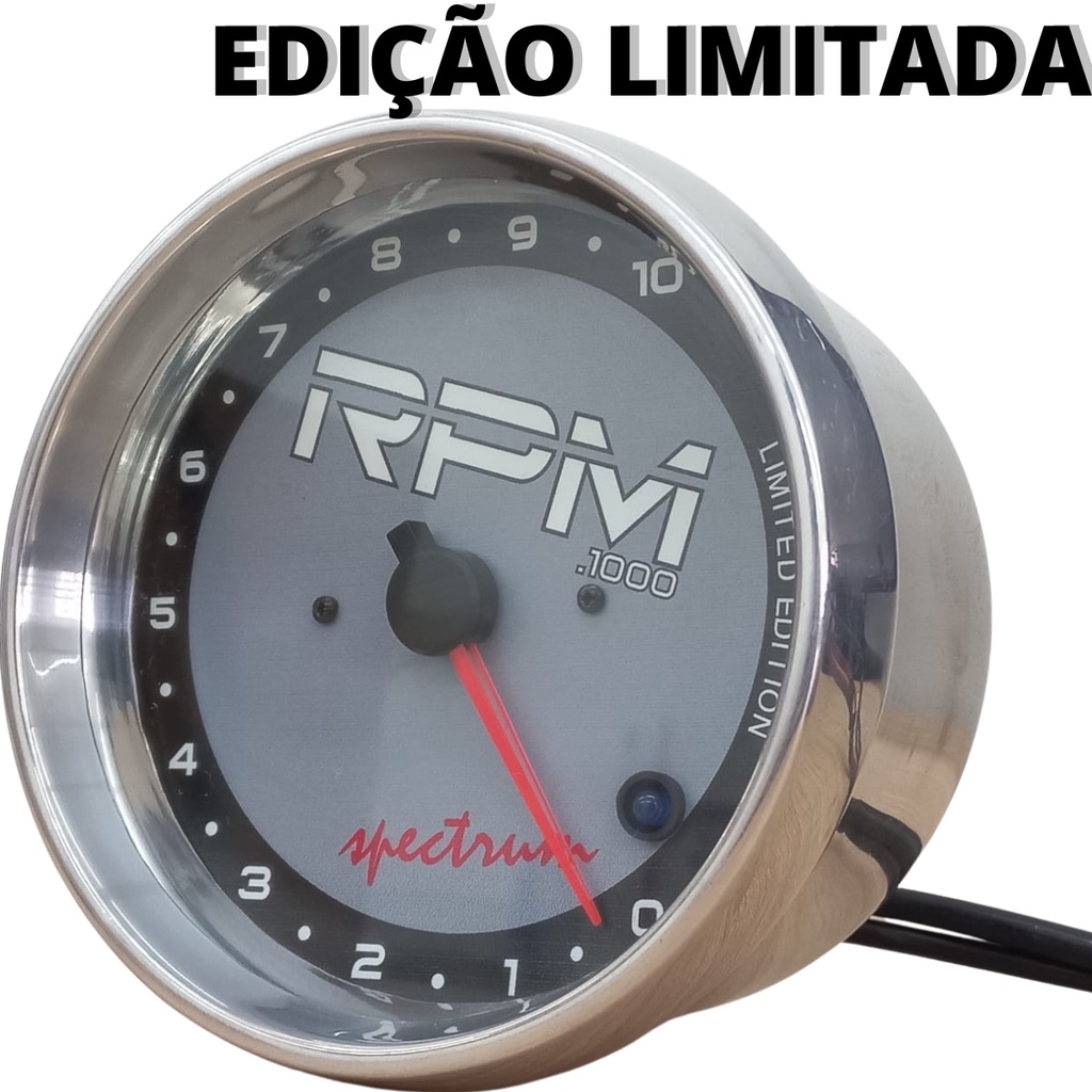 Conta Giro Velocímetro RPM 125mm Big Monster Edição Limitada