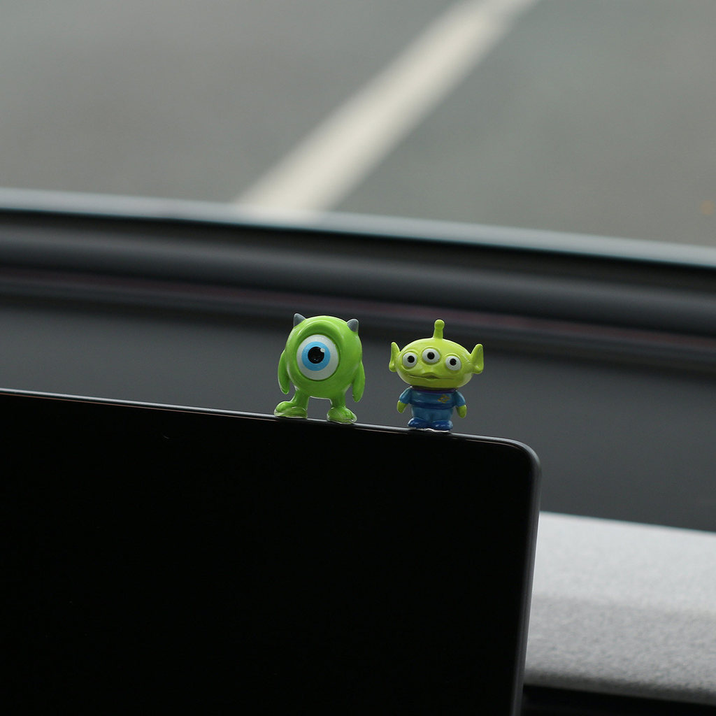 Big Eyed Monster Company Carro Controle Central Display Boneca Bonito Dos Desenhos Animados Decoração Interior Do Carro
