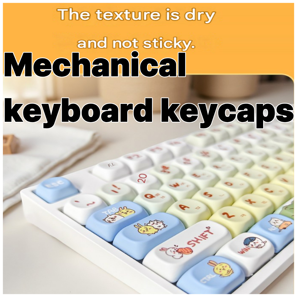 CHARMAX Bonito Teclado Mecânico Keycaps PBT Dye-Sublimation Coreano Inglês RGB Conjunto Elegante Durável