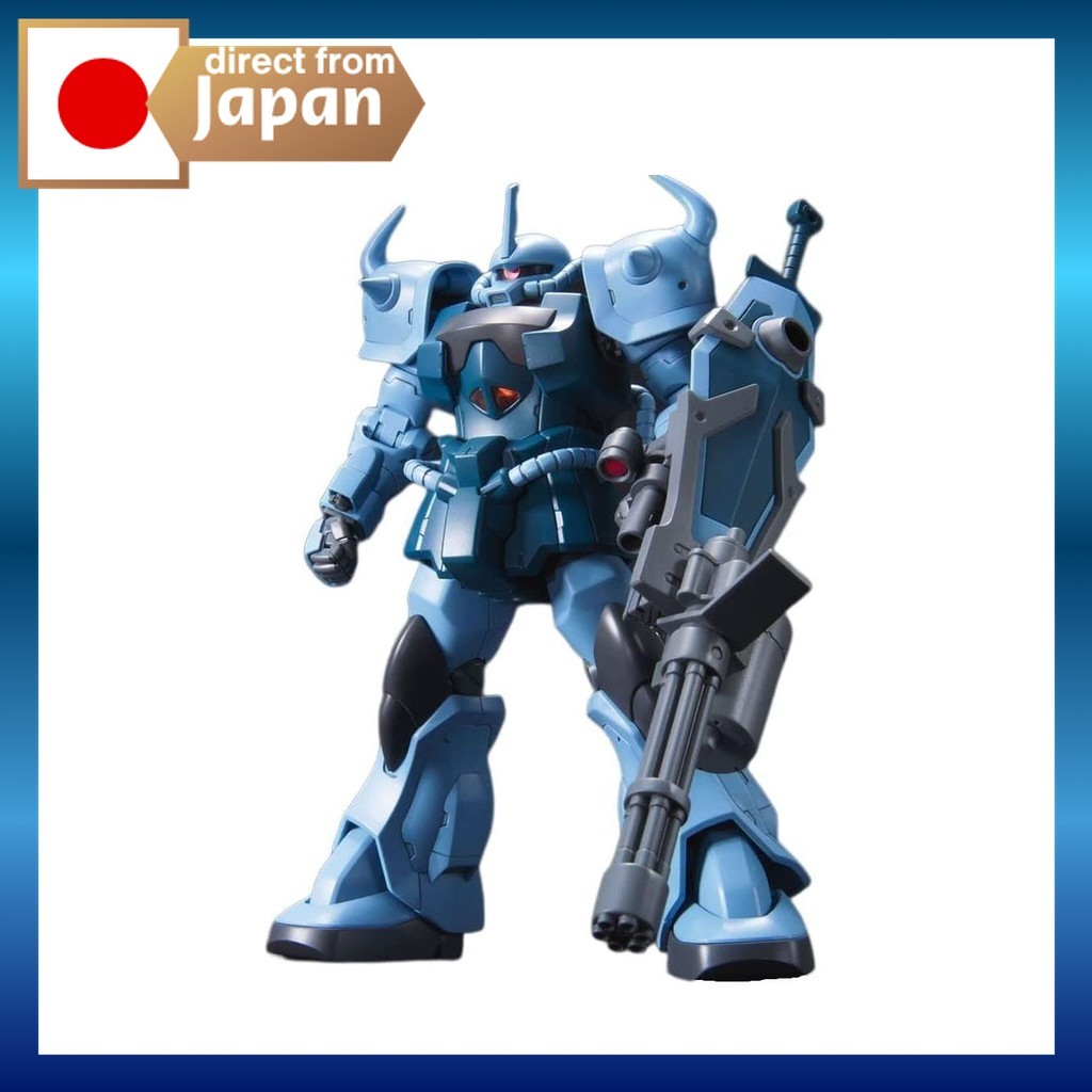 Gunpla Bandai HGUC 1/144 MS-07B3 Gufu Custom Kit Montar - Mobile Suit Gundam 08th MS Team Original Japão