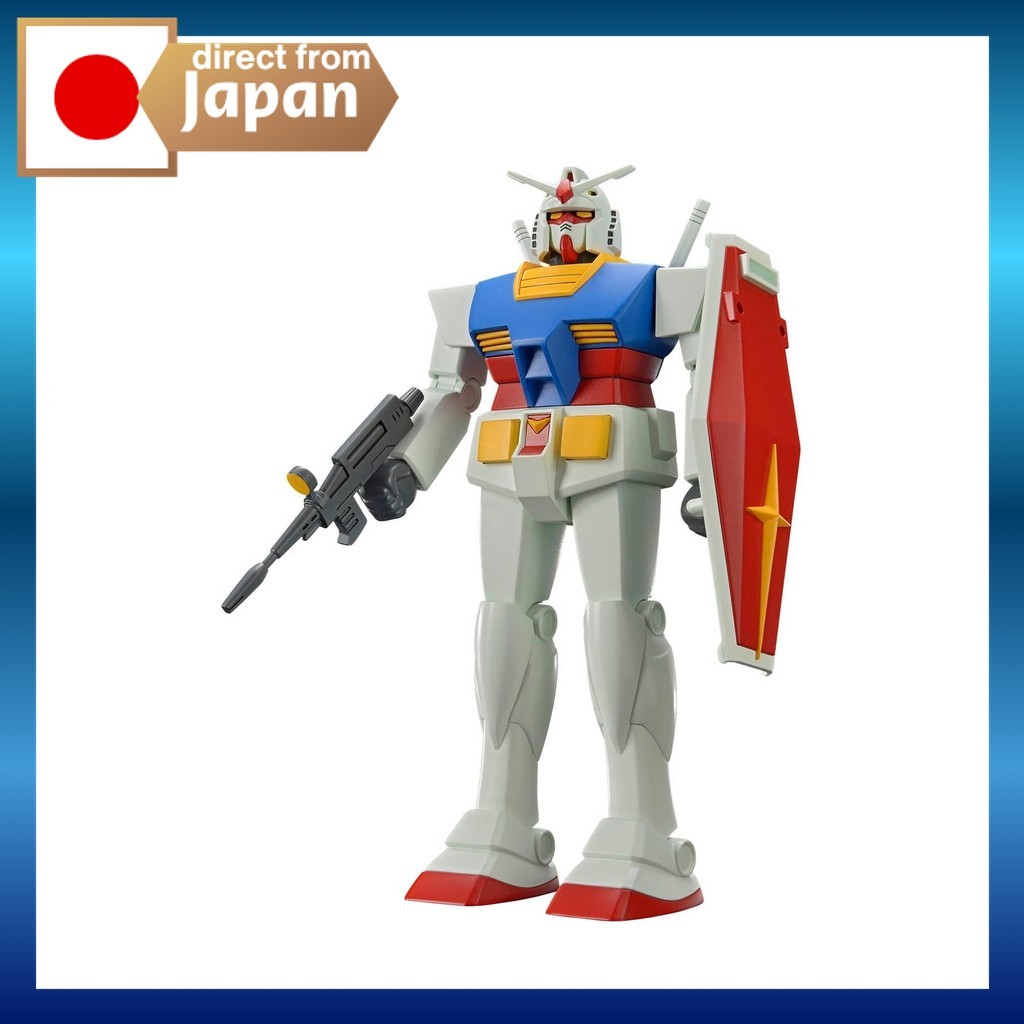 Bandai Spirits Kit Modelo Plástico Gundam RX-78-2 Revival Ver. 1/144 Pré-Colorido Montar Colecionável