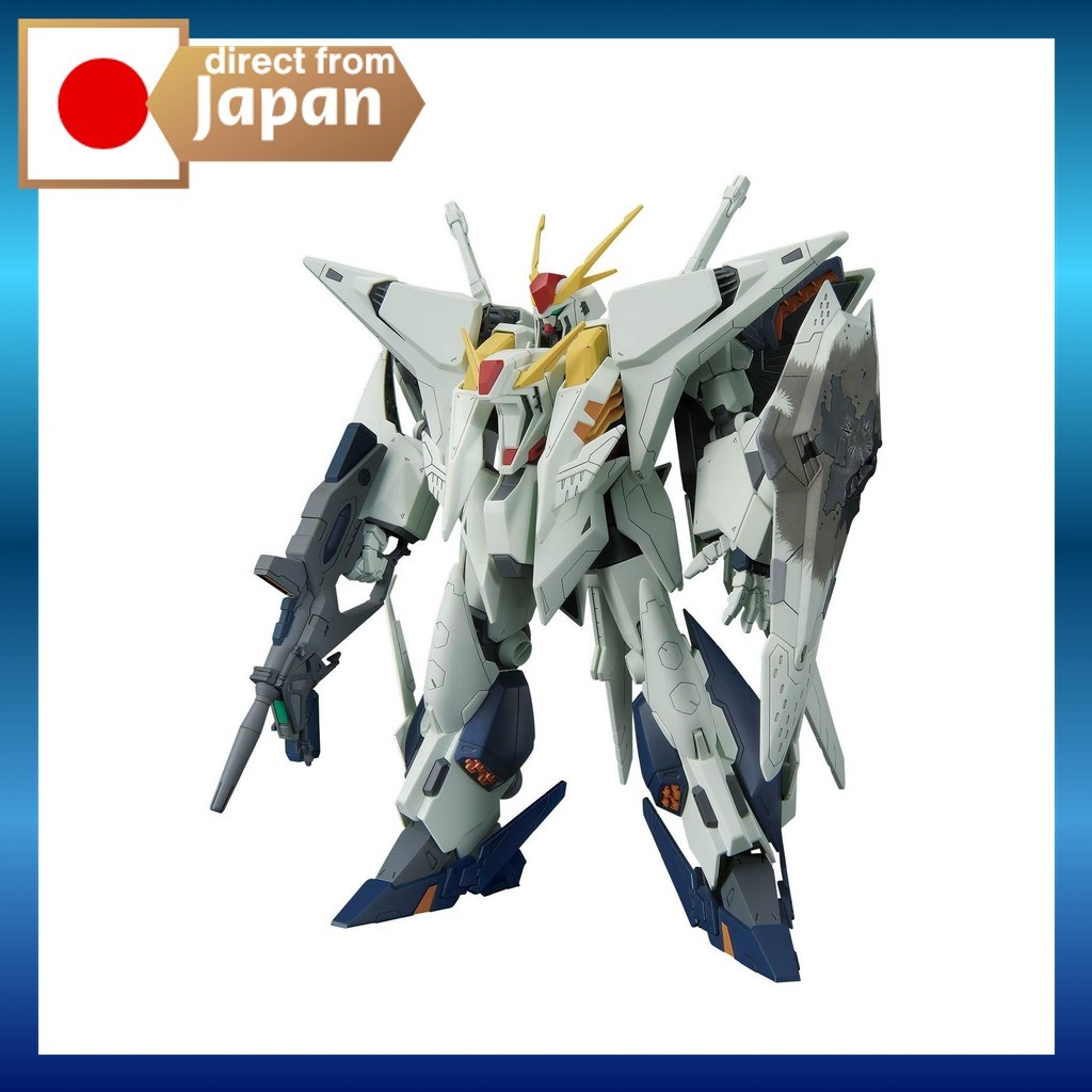 Kit HG Ξ Gundam Bandai Spirits 1/144 - Modelo Plástico Montar Colecionável Gundam Hathaway's Flash Bruxa de Kirke
