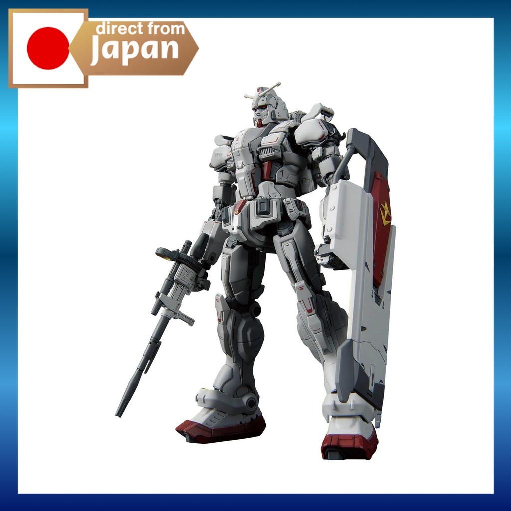 Gunpla Bandai Spirits HG 1/144 Gundam EX Mobile Suit Requiem da Vingança Kit Modelo Plástico Pré-Colorido
